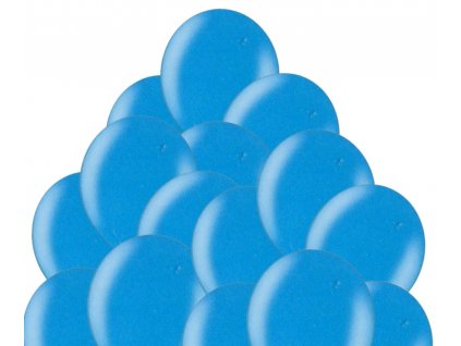 modre cyan balonky metalicke