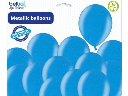 metalicke balonky cyan