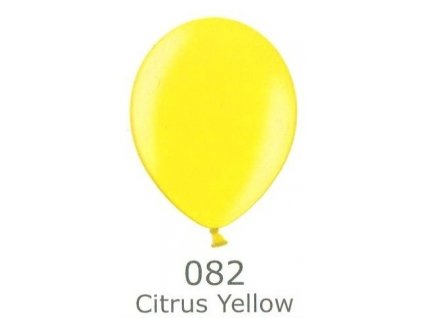 211 citrus yellow 082 balonek zluty metalicky belbal
