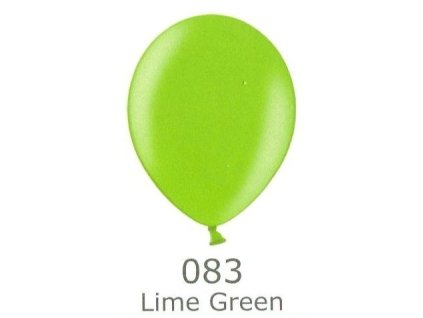 214 lime green 083 balonek svetle zeleny metalicky belbal