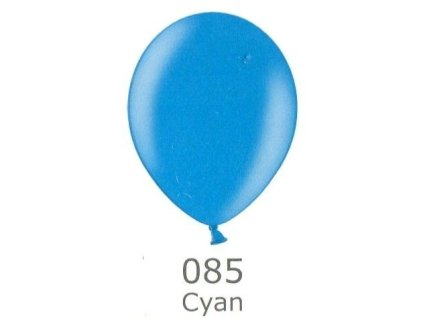 217 cyan 085 balonek modry metalicky belbal