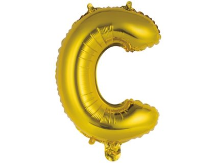 balonek pismeno C zlate 40 cm