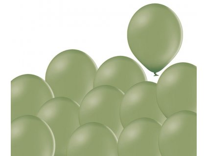 balonky olivová zelená