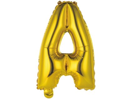 balonek pismeno A zlaty 40 cm