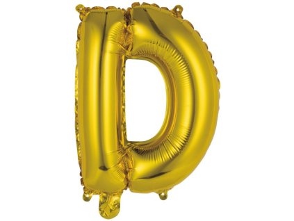 balonek pismeno D zlaty 40 cm