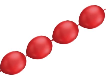 2437 retezove balonky led cervene 5ks