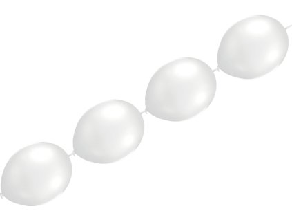 2440 retezove balonky led bile 5ks