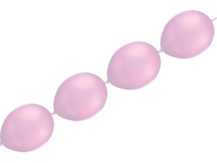 2446 retezove balonky led ruzove 5ks