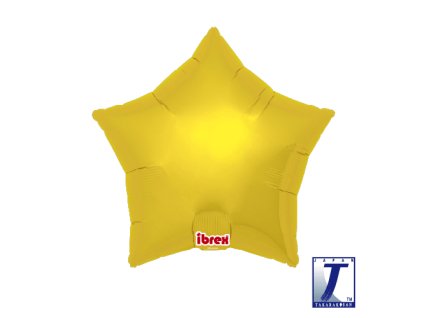 balonek hvezda zlata metalicka 38 cm s heliem lita 30 dni