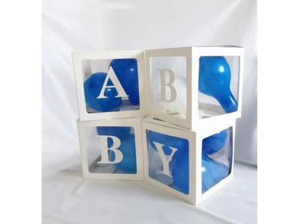 3 krabicky na balonky dekorativni baby 4 ks