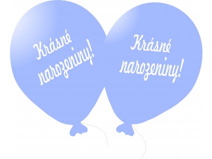 3439 balonek svetle modry krasne narozeniny balonky cz