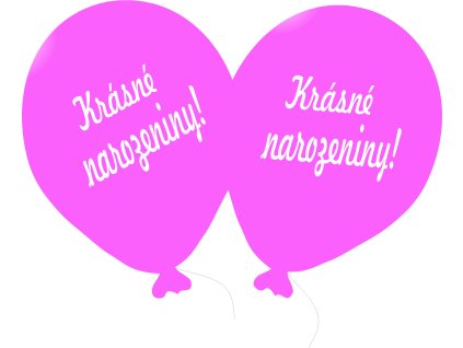 3451 balonek ruzovy krasne narozeniny balonky cz