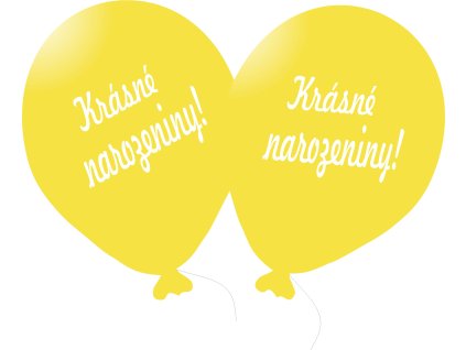 3469 balonek zluty krasne narozeniny balonky cz