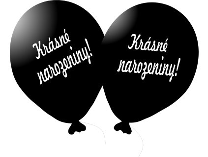 3484 balonek cerny krasne narozeniny balonky cz