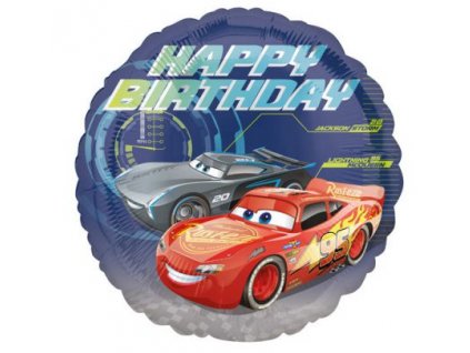 3757 cars foliovy balonek stastne narozeniny 43cm anagram
