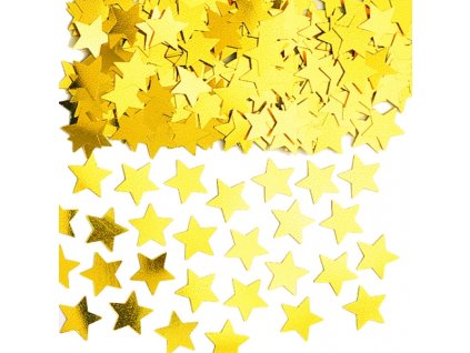 409 konfety hvezda zlata metalicka 14g