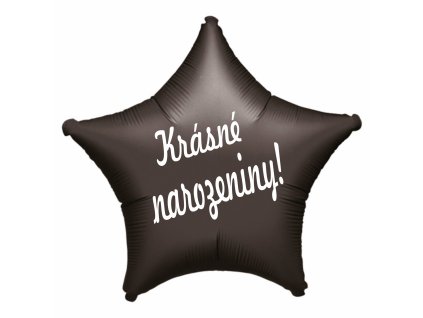 4756 balonek foliovy cerna hvezda krasne narozeniny balonky cz