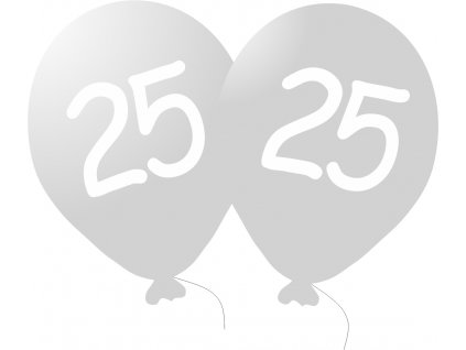 4939 balonek 25 narozeniny stribrny metalicky balonky cz