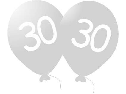 4945 balonek 30 narozeniny stribrny metalicky balonky cz
