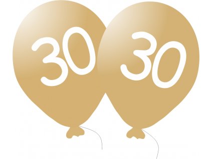 4948 balonek 30 narozeniny zlaty metalicky balonky cz
