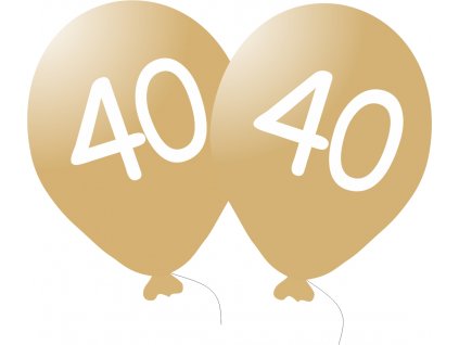 4954 balonek 40 narozeniny zlaty metalicky balonky cz