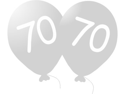 4969 balonek 70 narozeniny stribrny metalicky balonky cz