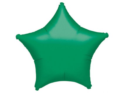 52 balonek hvezda green metallic