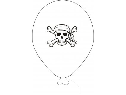 5563 pirat balonek bily balonky cz