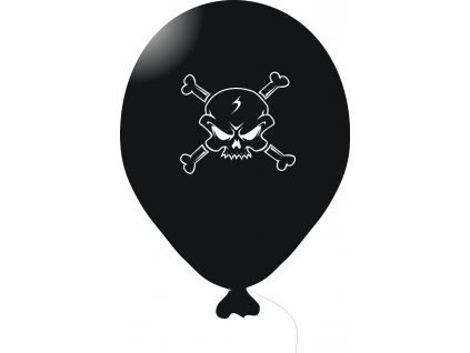 610 pirati balonek cerny s potiskem balonky cz