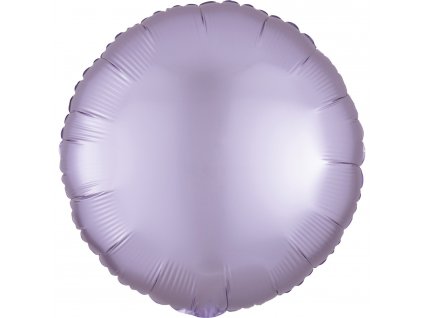 6196 balonek kruh foliovy saten svetle fialovy amscan