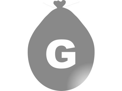 6676 balonek pismeno g stribrne balonky cz