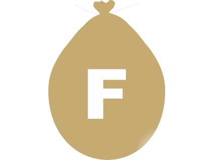 6766 balonek pismeno f zlate balonky cz