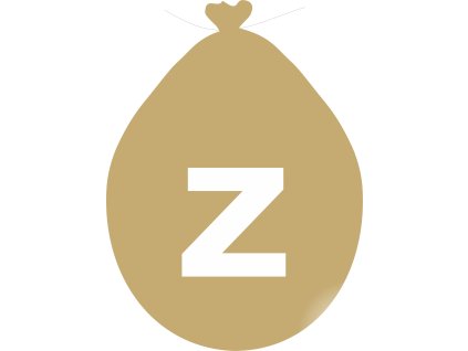 6826 balonek pismeno z zlate balonky cz