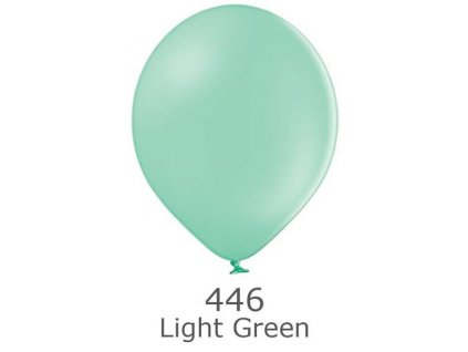 6868 light green 446 balonek svetle zelena prumer 27cm belbal