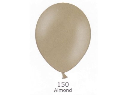715 almond 150 balonek svetla hneda 27cm