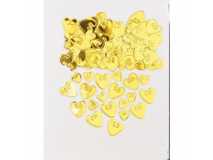 7171 konfety zlata srdicka 14 g amscan