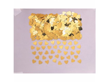 7180 konfety zlata srdicka 14 g amscan