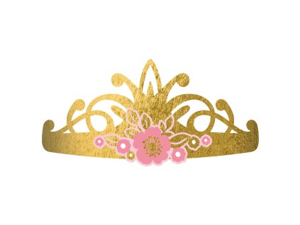 7477 princess korunky na hlavu 8 ks amscan