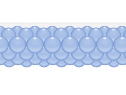 7894 balonkova girlanda svetle modra 3 m balonky cz