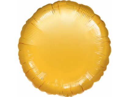 79 balonek zlaty kruh metallic