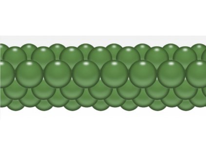 7918 balonkova girlanda tmave zelena 3 m balonky cz