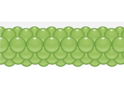 7927 balonkova girlanda limetkova zelena 3 m balonky cz