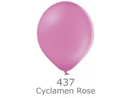 8446 cyclamen rose 437 balonek tmave ruzova prumer 27cm belbal