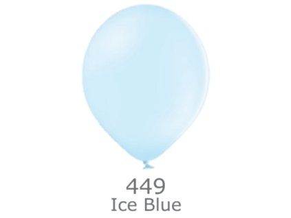 8452 ice blue 449 balonek svetle modra prumer 27cm belbal