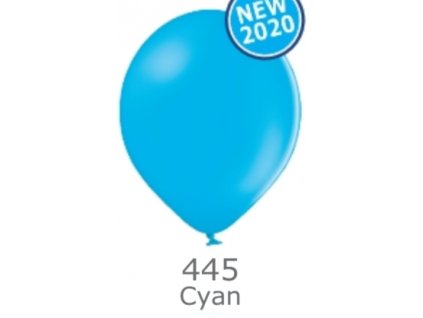 8455 cyan 445 balonek modra prumer 27cm belbal