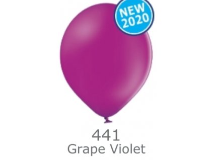 8461 grape violet 441 balonek tmave ruzova prumer 27 cm belbal
