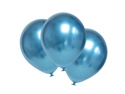 9481 chromove balonky modre 6 ks 30 cm balonky cz