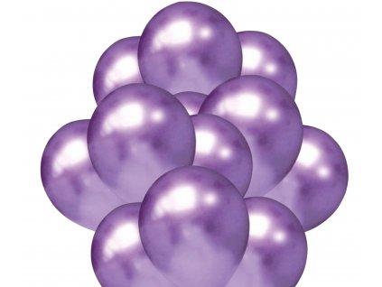 9535 chromove balonky fialove 20 ks 30 cm balonky cz