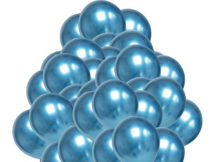 9553 chromove balonky modre 50 ks 30 cm balonky cz