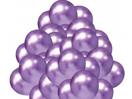 9556 chromove balonky fialove 50 ks 30 cm balonky cz